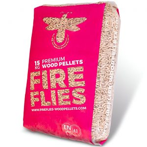 Premium Wood PELLETS - FIREFLIES - GRANULÉS DE BOIS de 15 KG